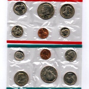 1979 D&P Uncirculated Set... 12 Coins...  In Original US Mint Packaging
